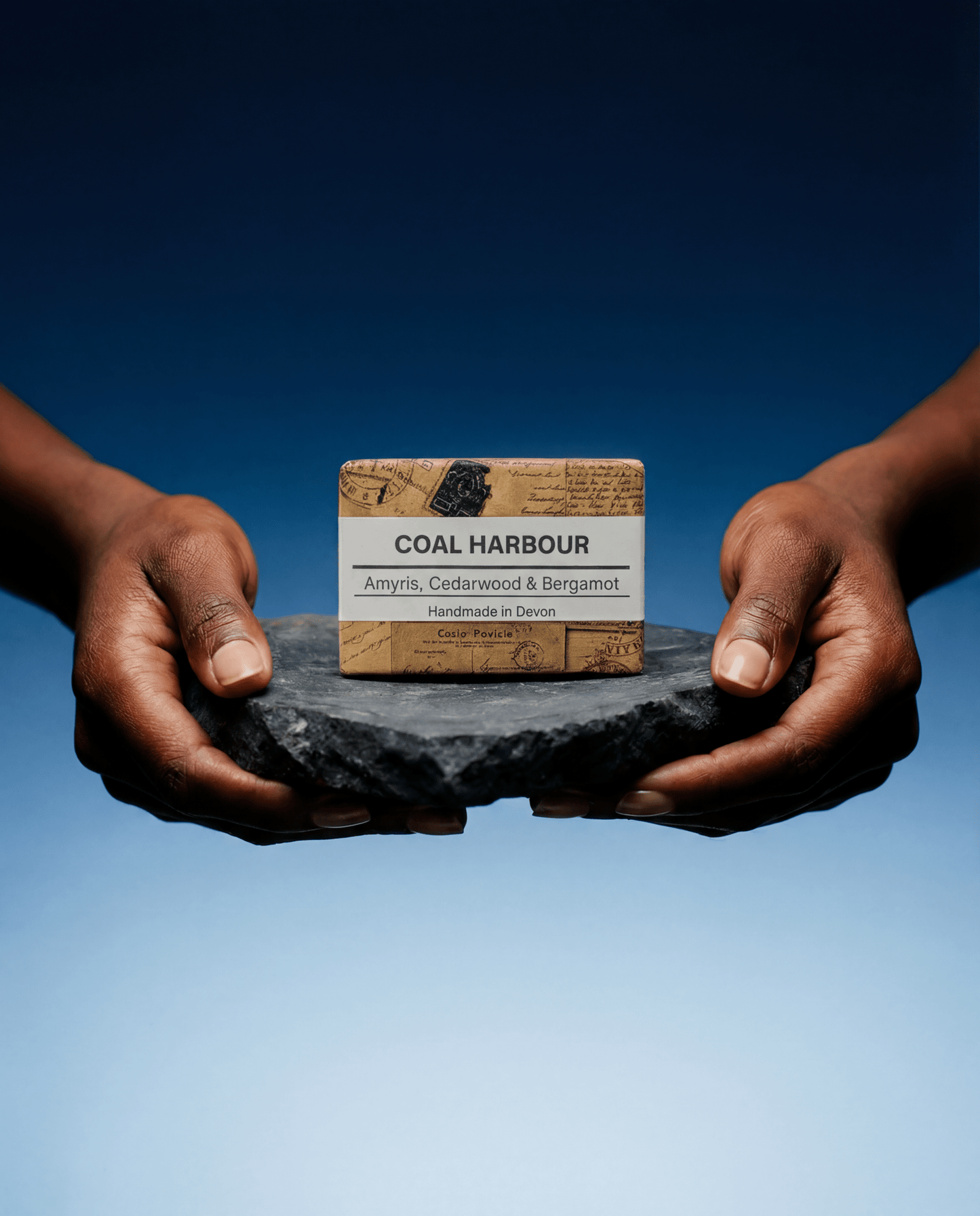 Amyris, Cedarwood & Bergamot Hair and Body Bar 100g - Coal Harbour