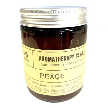 Aromatherapy Candle - Lavender and Geranium - Coal Harbour