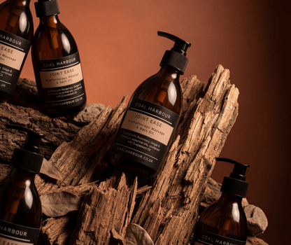 Aromatherapy Massage and Bath Oil - Joint Ease with Rosemary, Ginger & Geranium Essential Oils - Coal Harbour