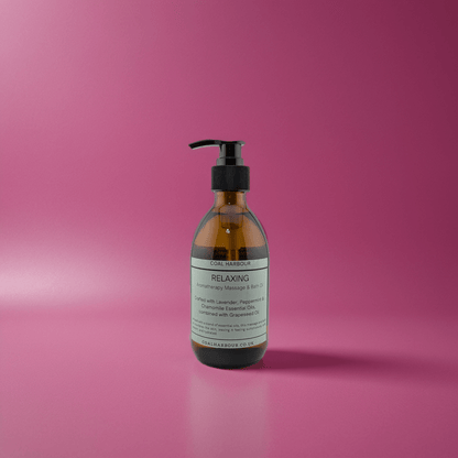 Aromatherapy Massage and Bath Oil - Relaxing With Lavender, Peppermint & Chamomile Essential Oils - Coal Harbour