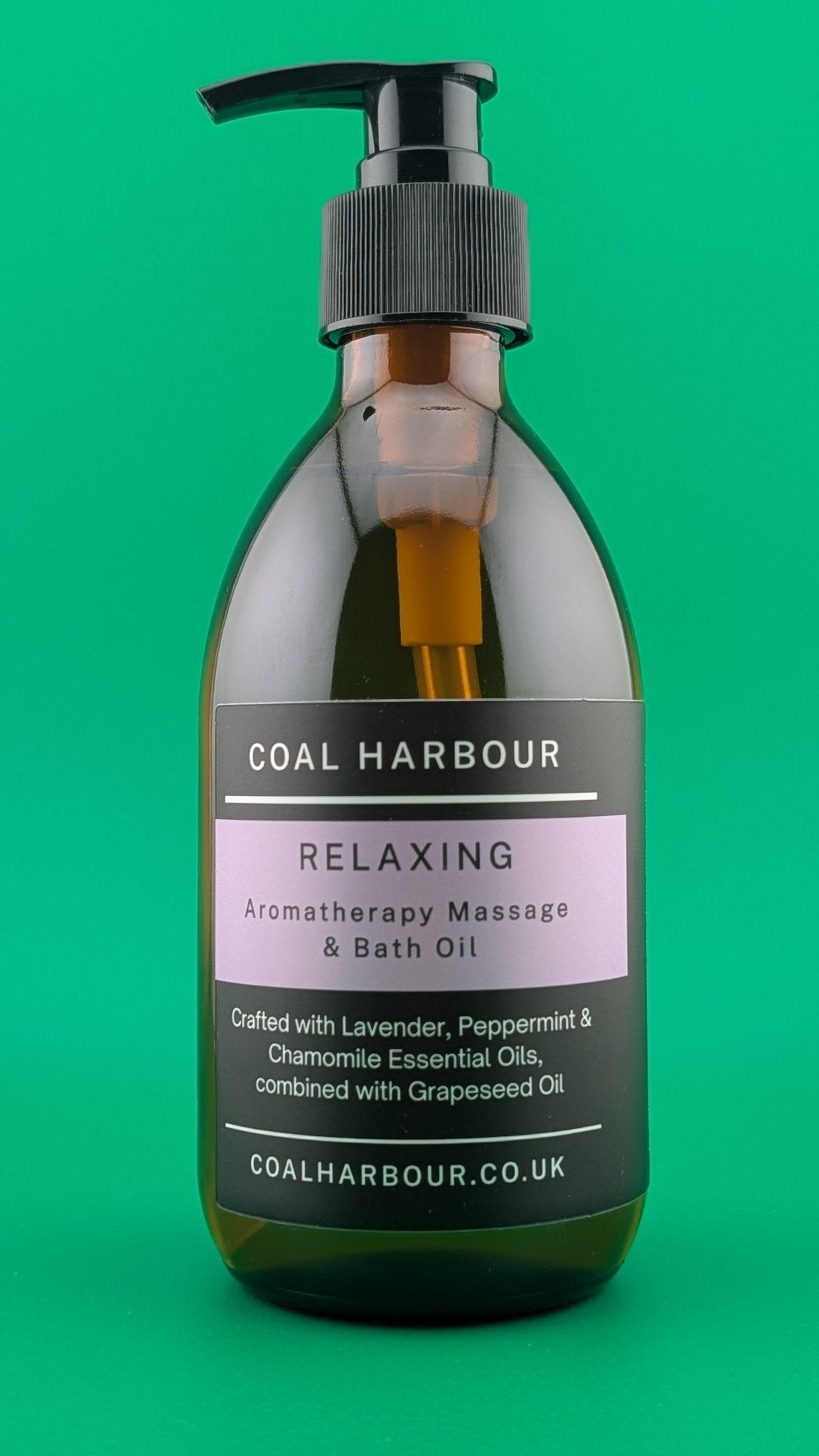 Aromatherapy Massage and Bath Oil - Relaxing With Lavender, Peppermint & Chamomile Essential Oils - Coal Harbour