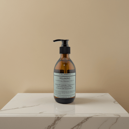 Aromatherapy Massage and Bath Oil - Relaxing With Lavender, Peppermint & Chamomile Essential Oils - Coal Harbour