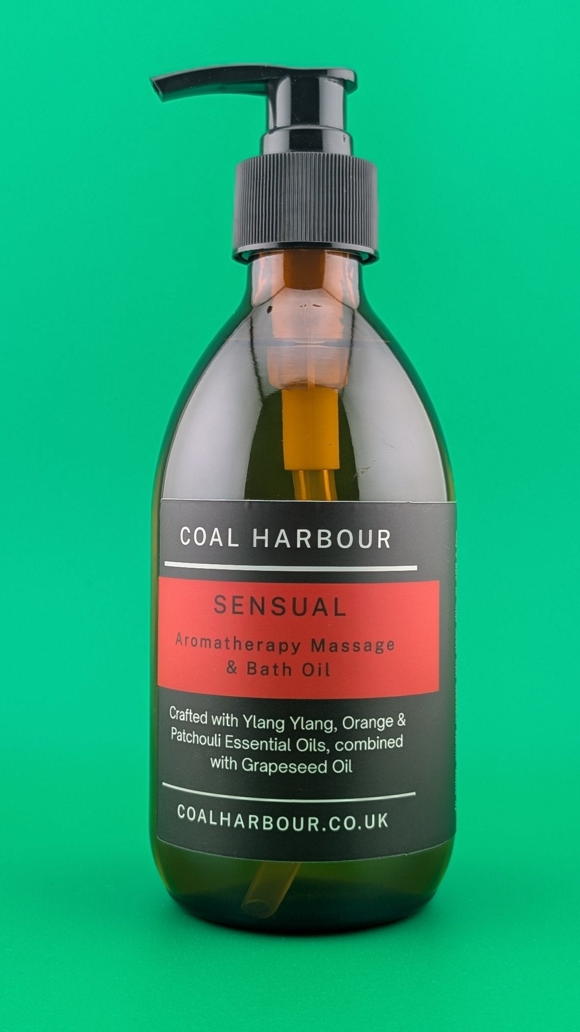 Aromatherapy Massage and Bath Oil - Sensual with Ylang Ylang, Orange & Patchouli Essential Oils - Coal Harbour