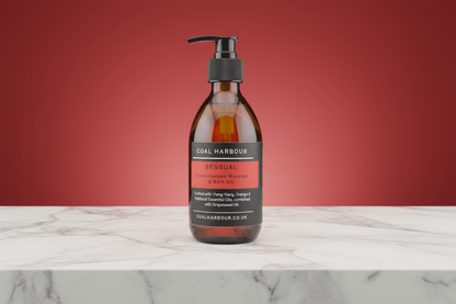 Aromatherapy Massage and Bath Oil - Sensual with Ylang Ylang, Orange & Patchouli Essential Oils - Coal Harbour