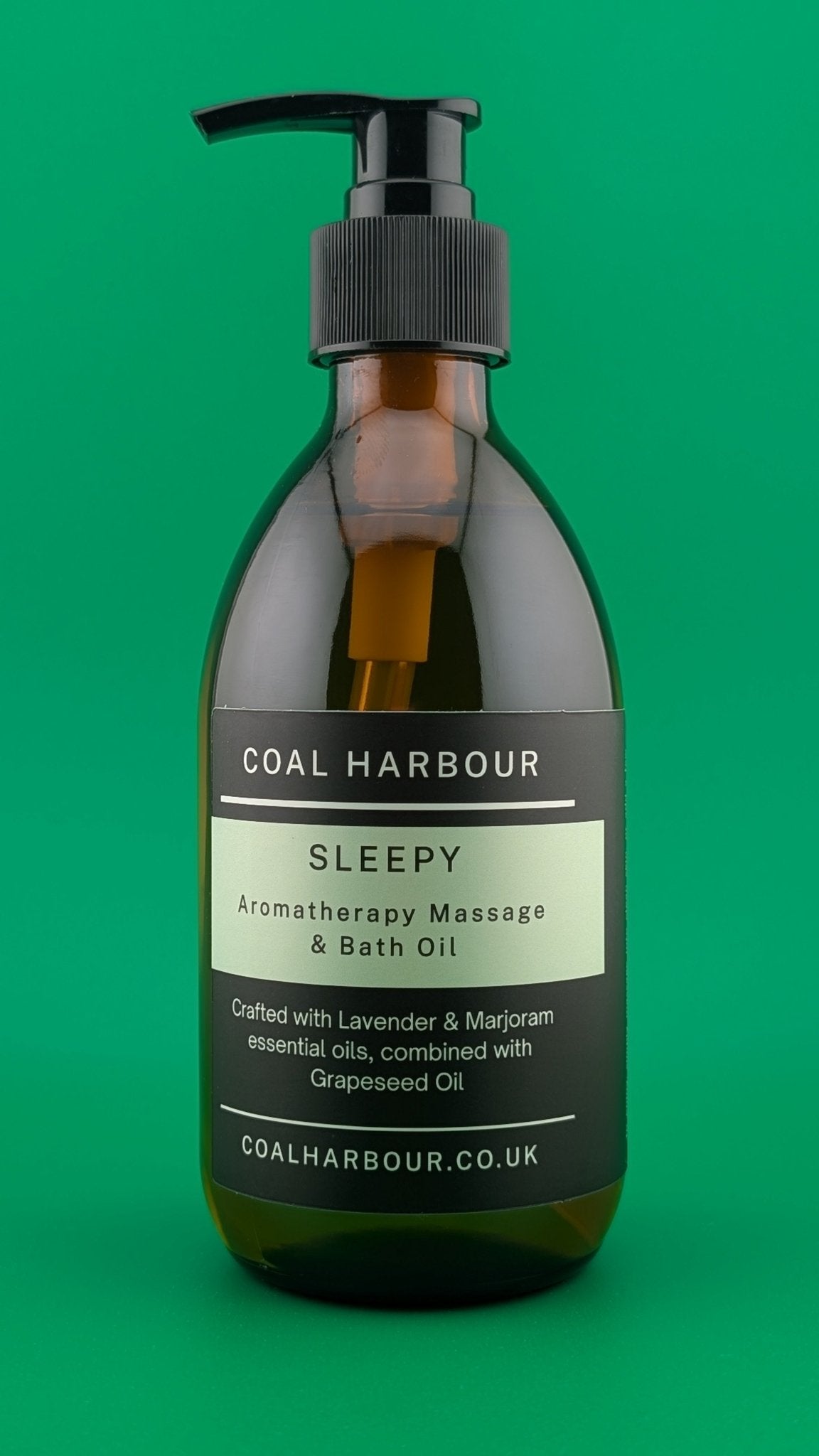 Aromatherapy Massage and Bath Oil - Sleepy With Lavender & Marjoram Essential Oils - Coal Harbour