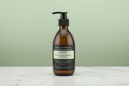 Aromatherapy Massage and Bath Oil - Sleepy With Lavender & Marjoram Essential Oils - Coal Harbour