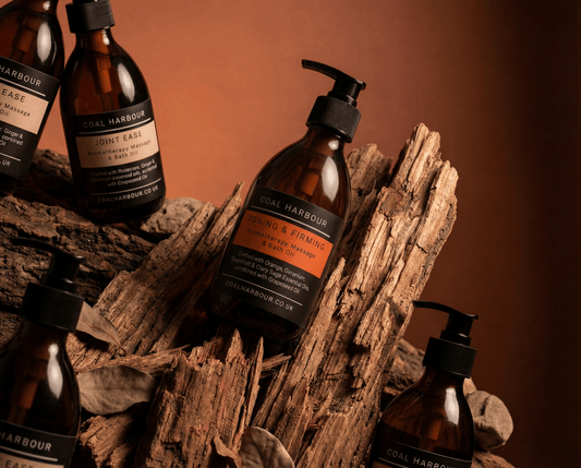 Aromatherapy Massage and Bath Oil - Toning & Firming With Orange, Grapefruit, Geranium & Clary Sage Essential Oils - Coal Harbour