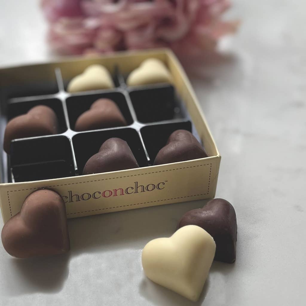 Assorted Chocolate Hearts - Coal Harbour