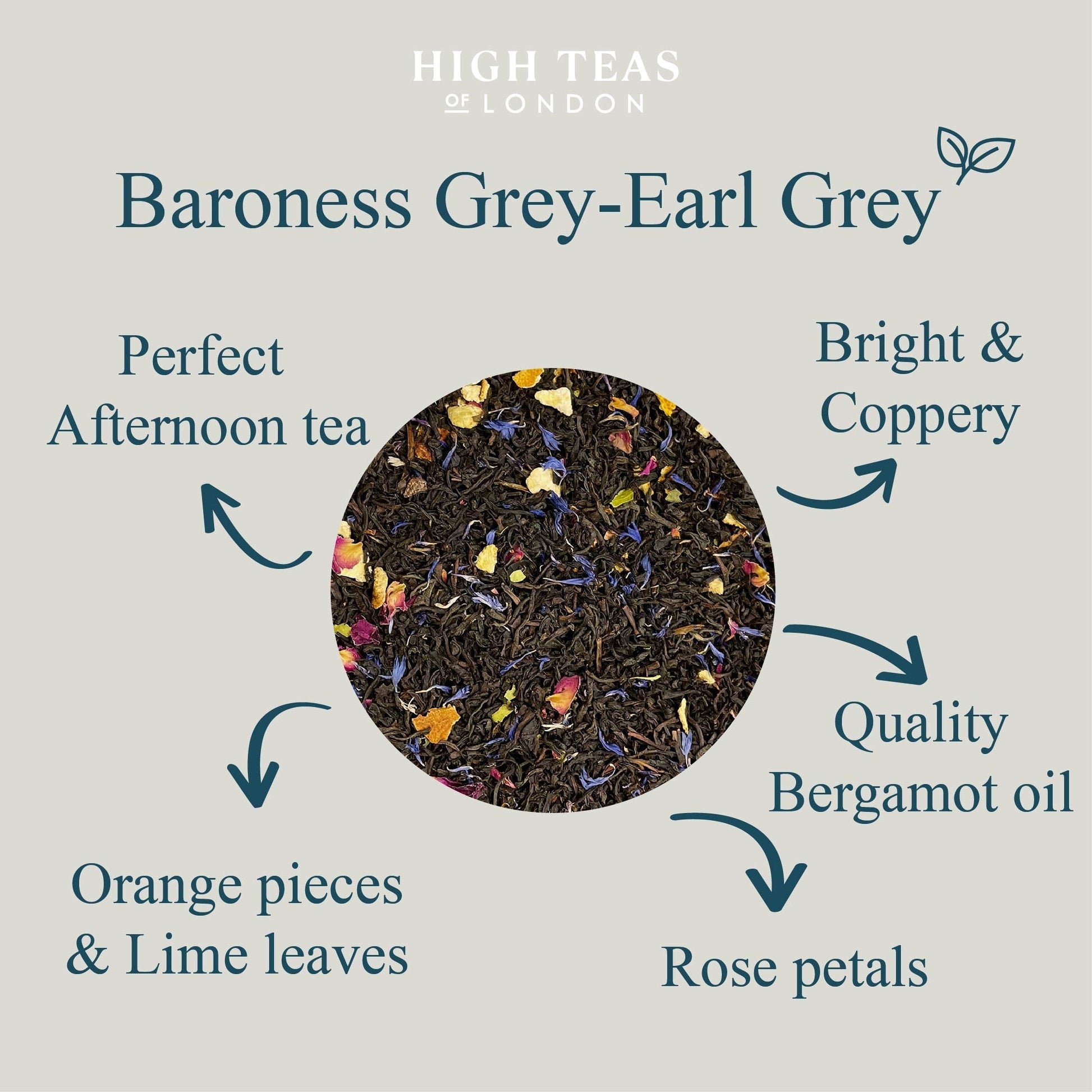 Baroness Grey Citrus Earl Grey Loose Leaf Tea - Coal Harbour