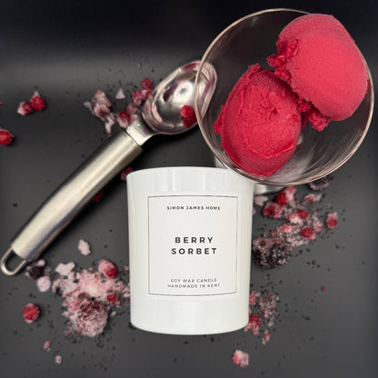Berry Sorbet Candle - Handmade Soy Wax - Coal Harbour