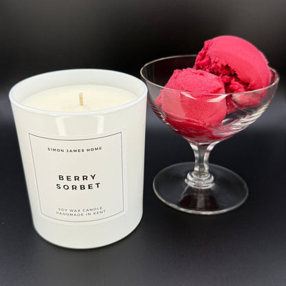 Berry Sorbet Handmade Soy Wax Candle - Coal Harbour
