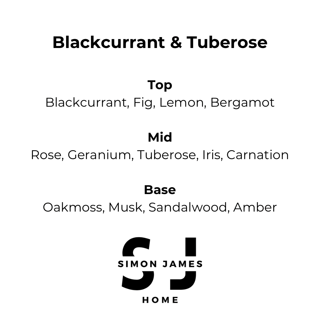 Blackcurrant & Tuberose Handmade Soy Wax Candle - Coal Harbour