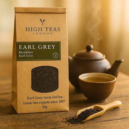 Breakfast Earl Grey Loose Leaf Tea - Bold Black Tea with Bergamot - Coal Harbour
