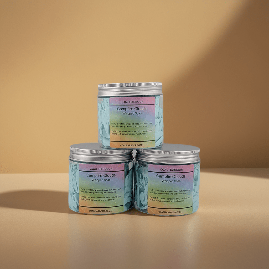 Campfire Clouds Whipped Soap - Coal Harbour