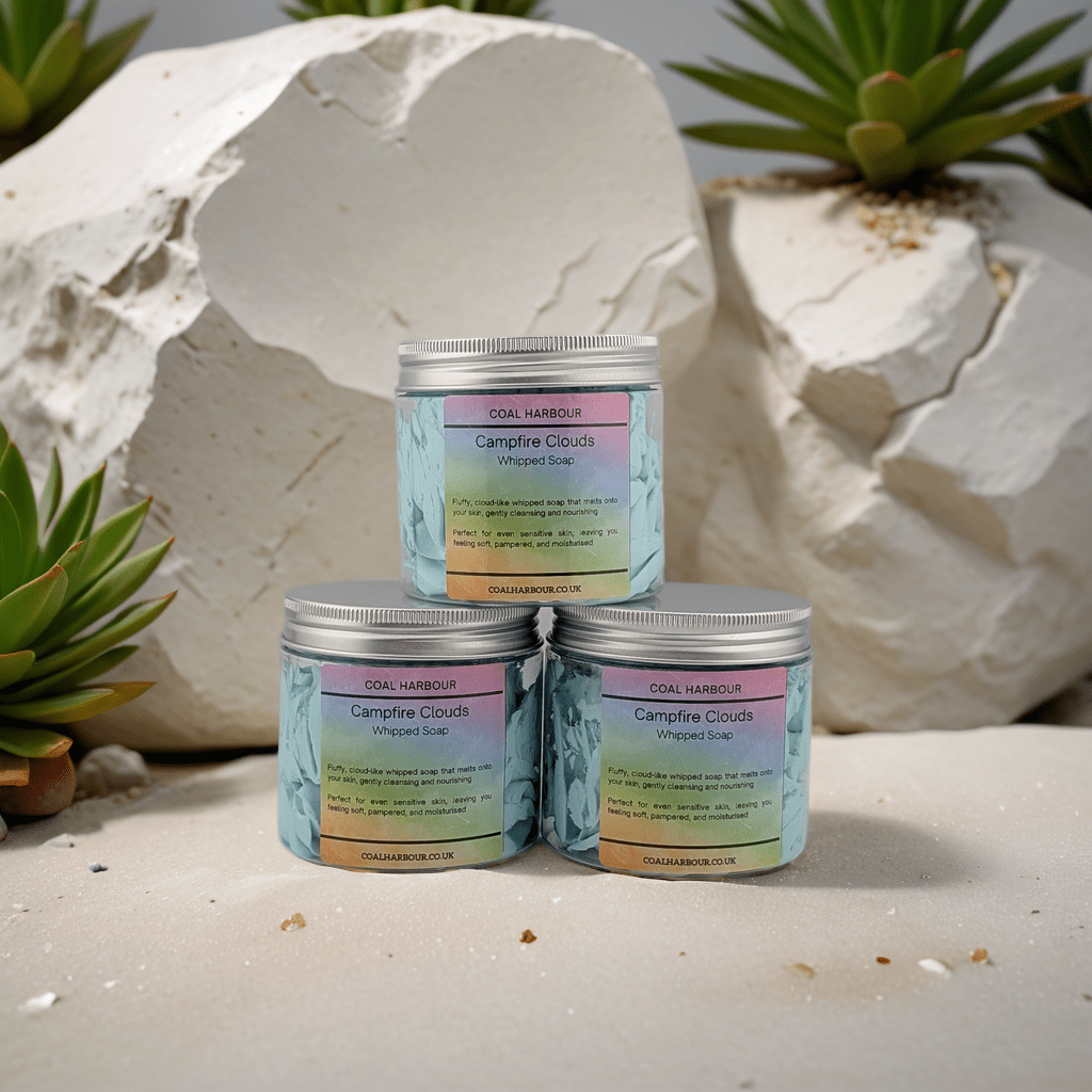 Campfire Clouds Whipped Soap - Coal Harbour