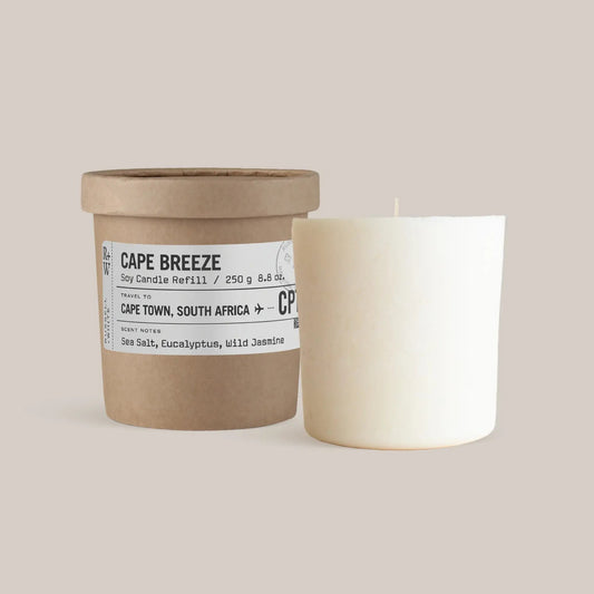 Cape Breeze Scented Candle Refill - Coal Harbour