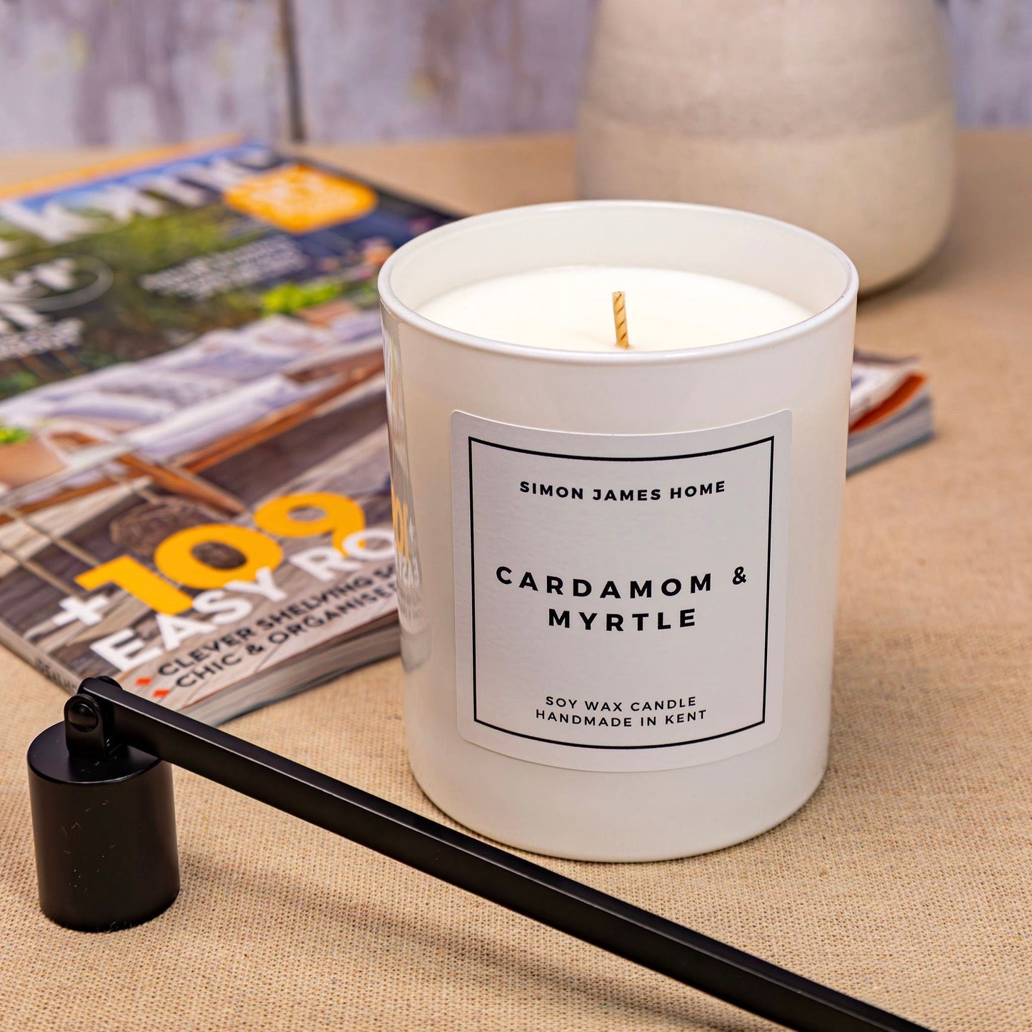 Cardamom & Myrtle Handmade Soy Wax Candle - Coal Harbour
