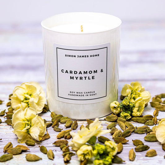 Cardamom & Myrtle Handmade Soy Wax Candle - Coal Harbour