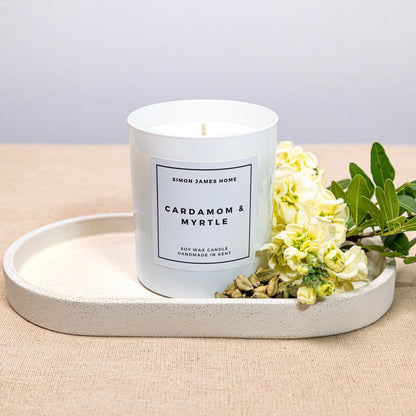 Cardamom & Myrtle Handmade Soy Wax Candle - Coal Harbour