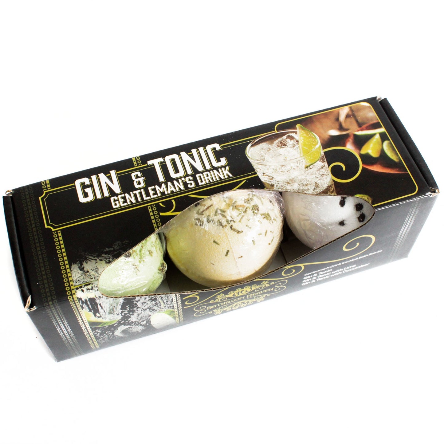 Trio of Gin & Tonic Bath Bombs