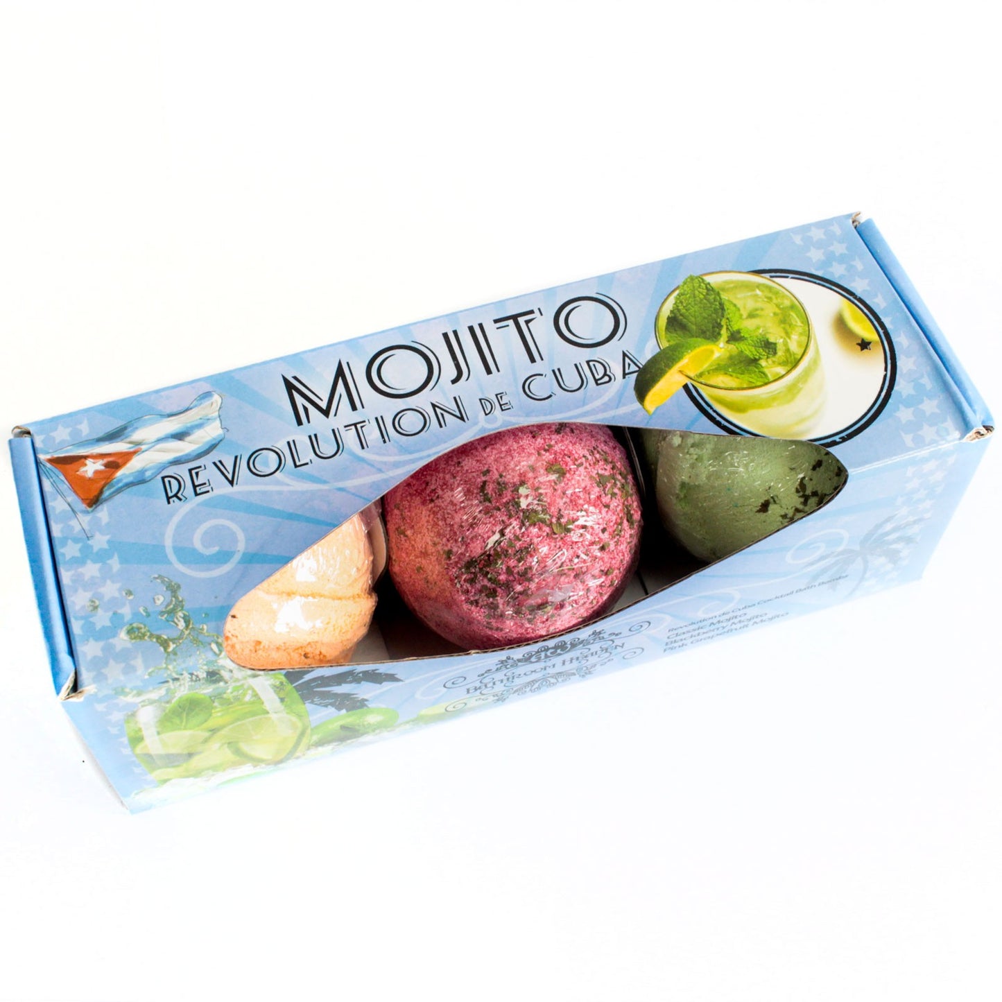 Trio of Mojito Bath Bombs