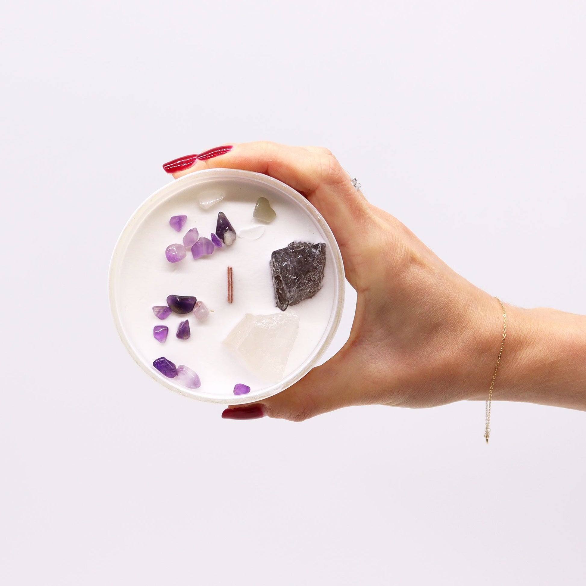 Chakra Crystal Candles - Crown Chakra - Coal Harbour