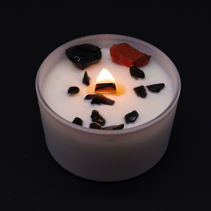 Chakra Crystal Candles - Root Chakra - Coal Harbour