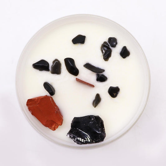 Chakra Crystal Candles - Root Chakra - Coal Harbour