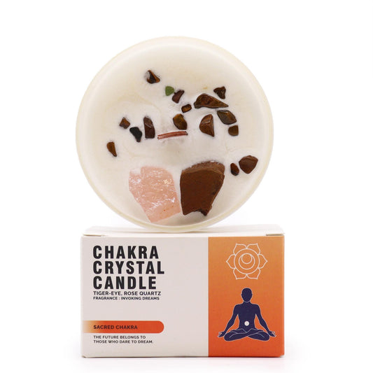 Chakra Crystal Candles - Sacred Chakra - Coal Harbour