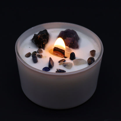 Chakra Crystal Candles - Solar Plexus Chakra - Coal Harbour