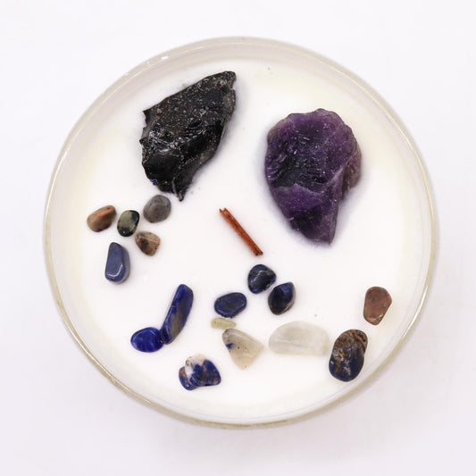 Chakra Crystal Candles - Solar Plexus Chakra - Coal Harbour