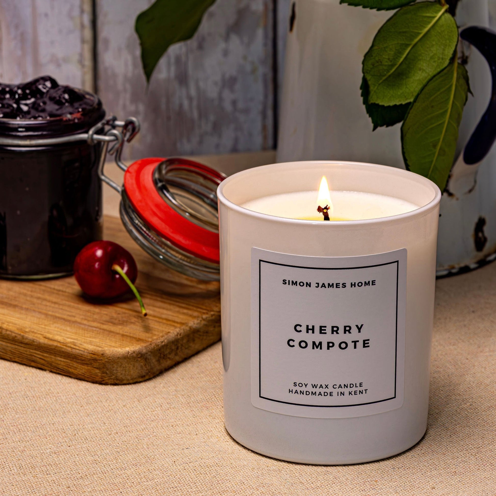 Cherry Compote Handmade Soy Wax Candle - Coal Harbour