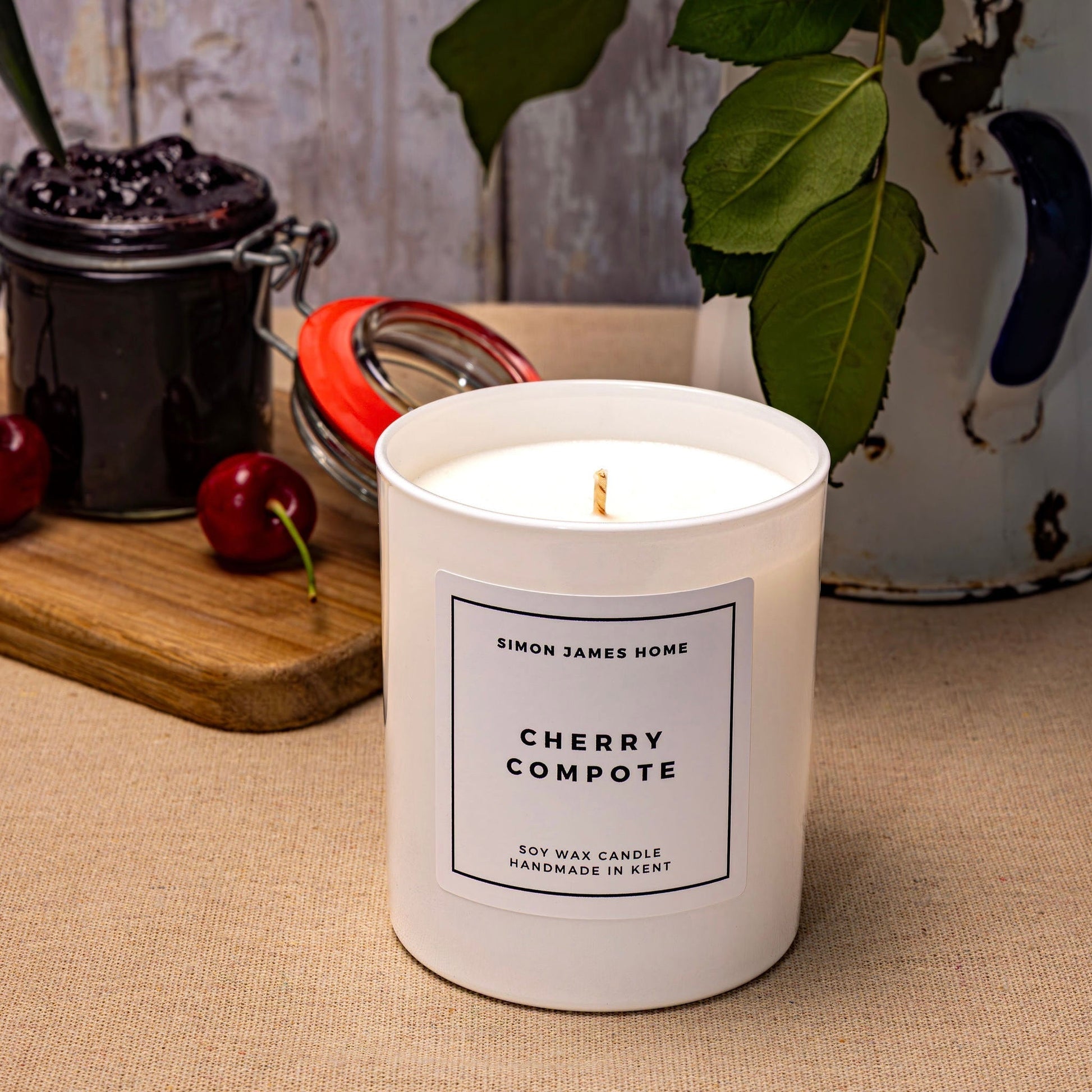 Cherry Compote Handmade Soy Wax Candle - Coal Harbour