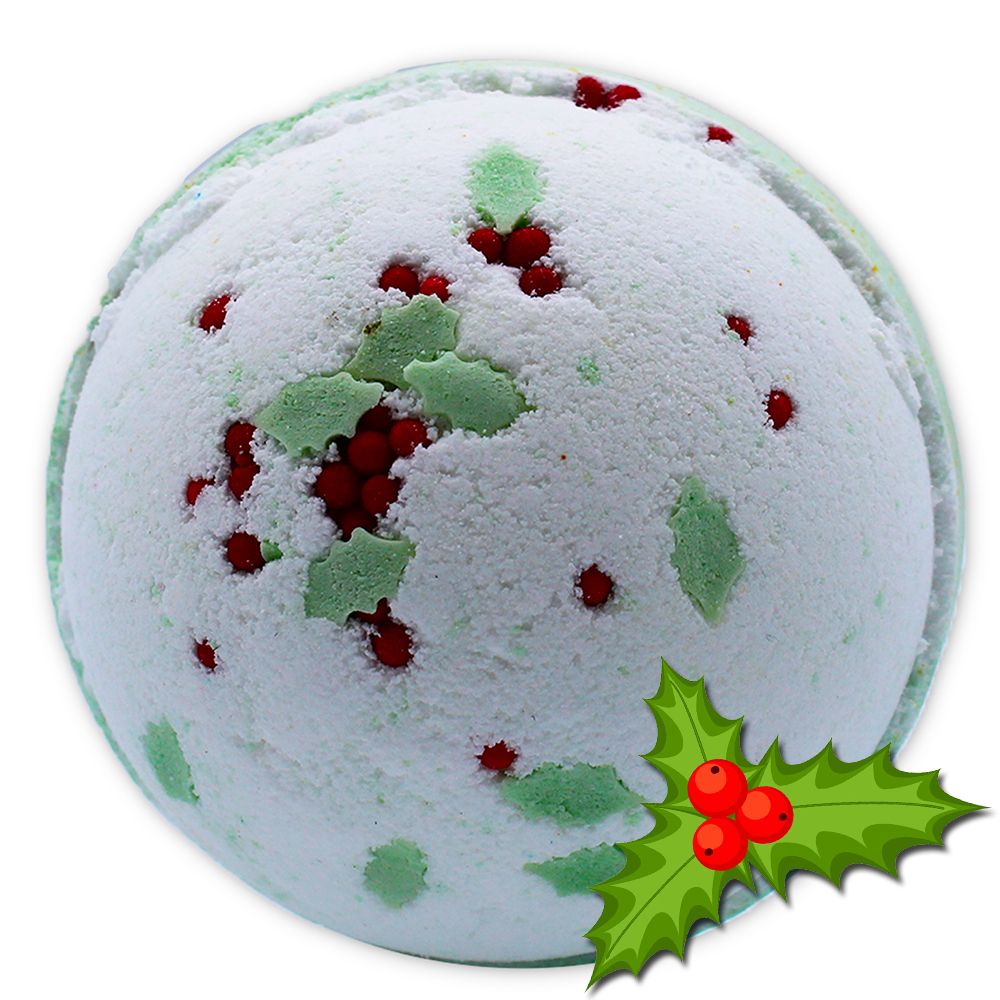 Christmas Bath Bomb - Holly Berry & Mistletoe - Coal Harbour