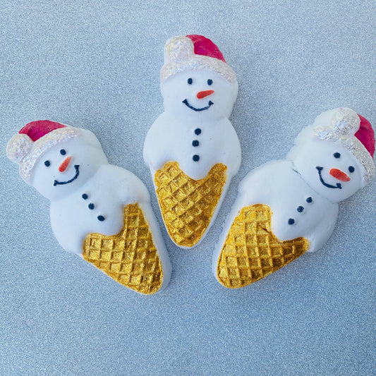 Christmas Santa Snow Cone Rainbow Bath Bomb - Coal Harbour