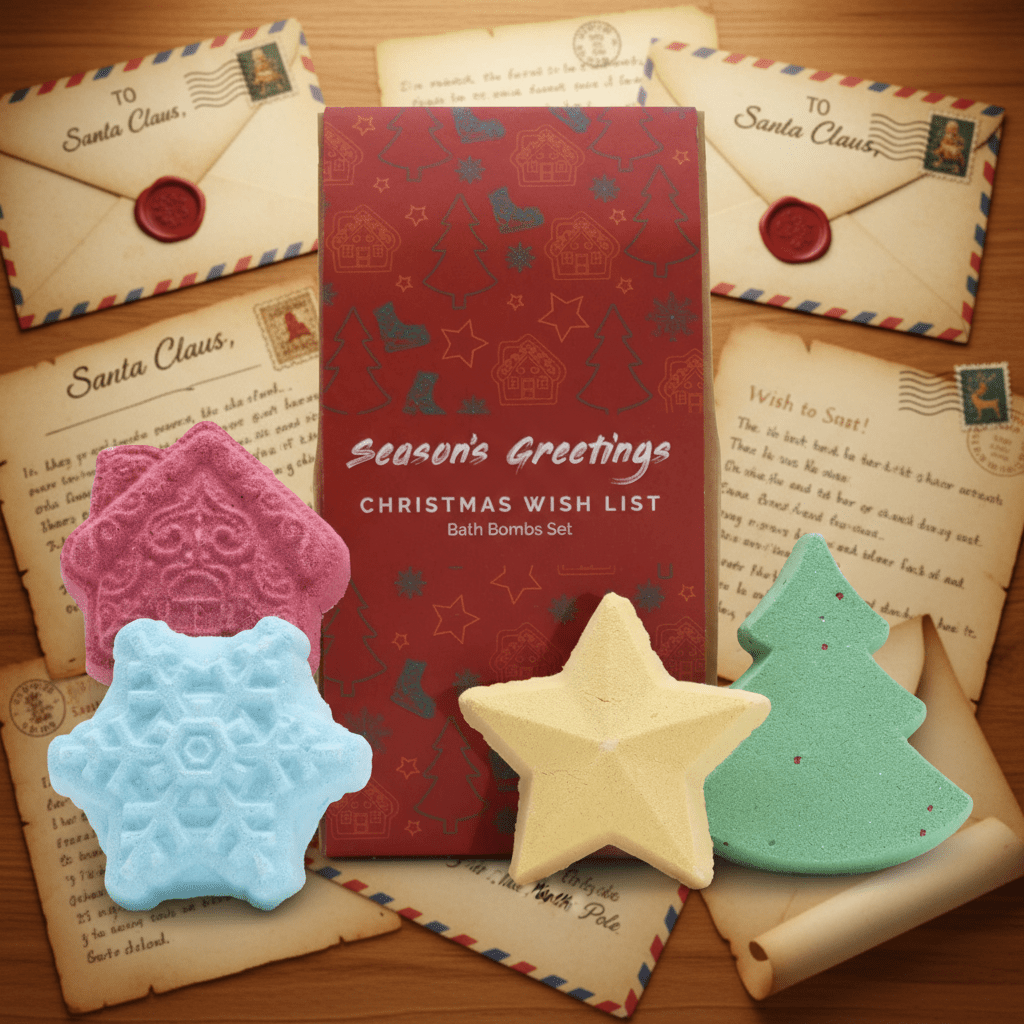 Christmas Wish List Christmas Bath Bomb Gift Pack - Coal Harbour
