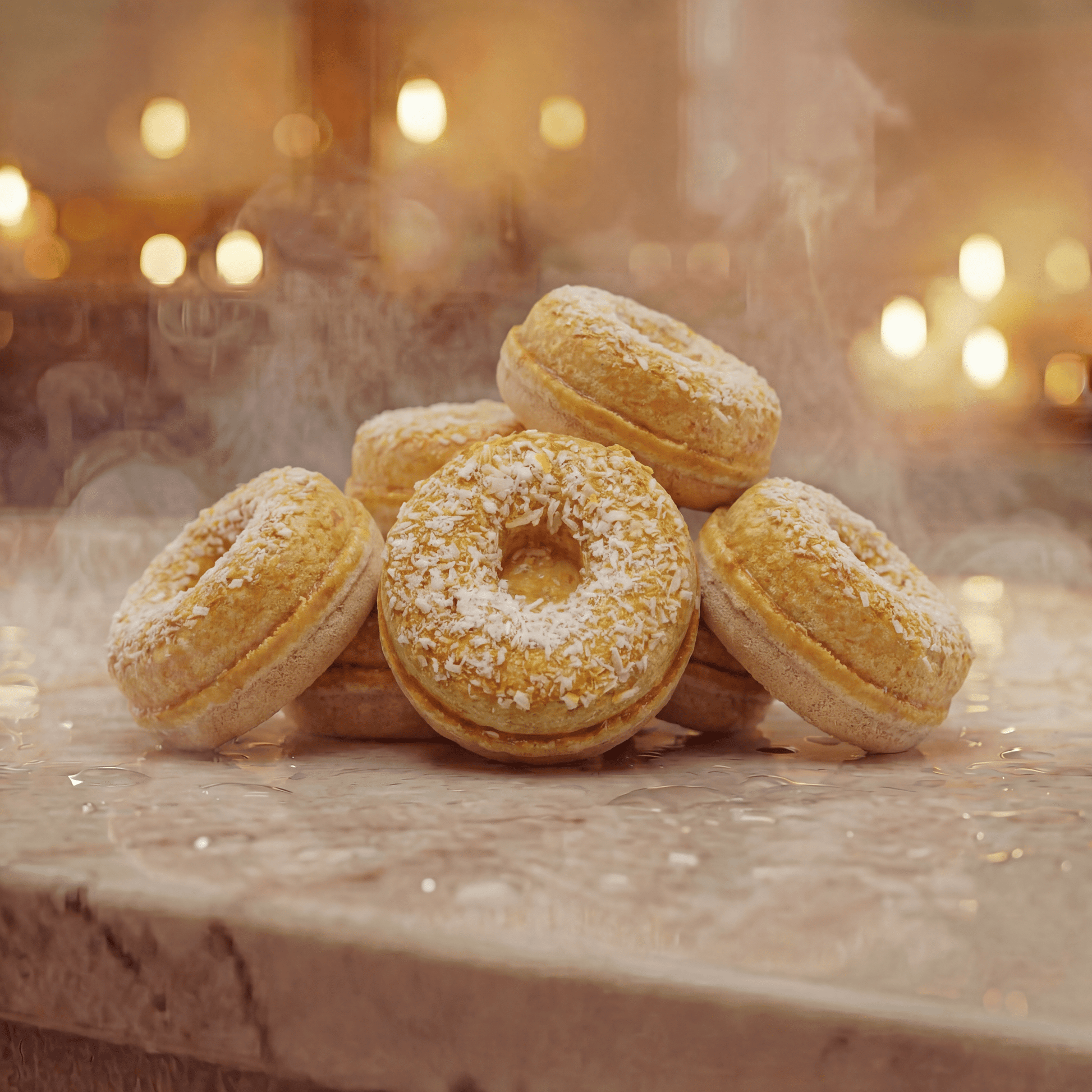 Cinnamon & Vanilla Bath Doughnut - Coal Harbour