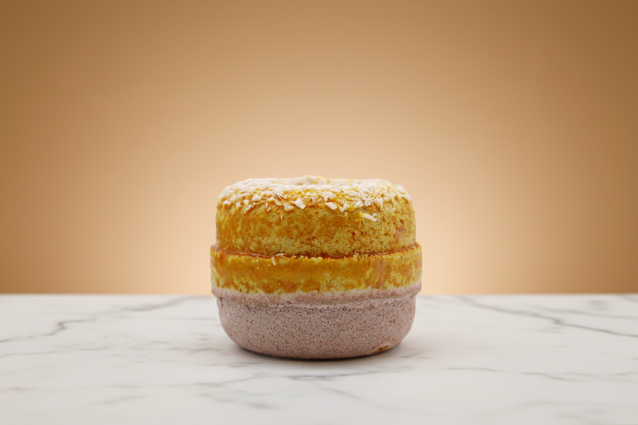 Cinnamon & Vanilla Bath Doughnut