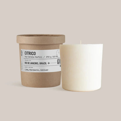 Citrico Scented Candle Refill - Coal Harbour