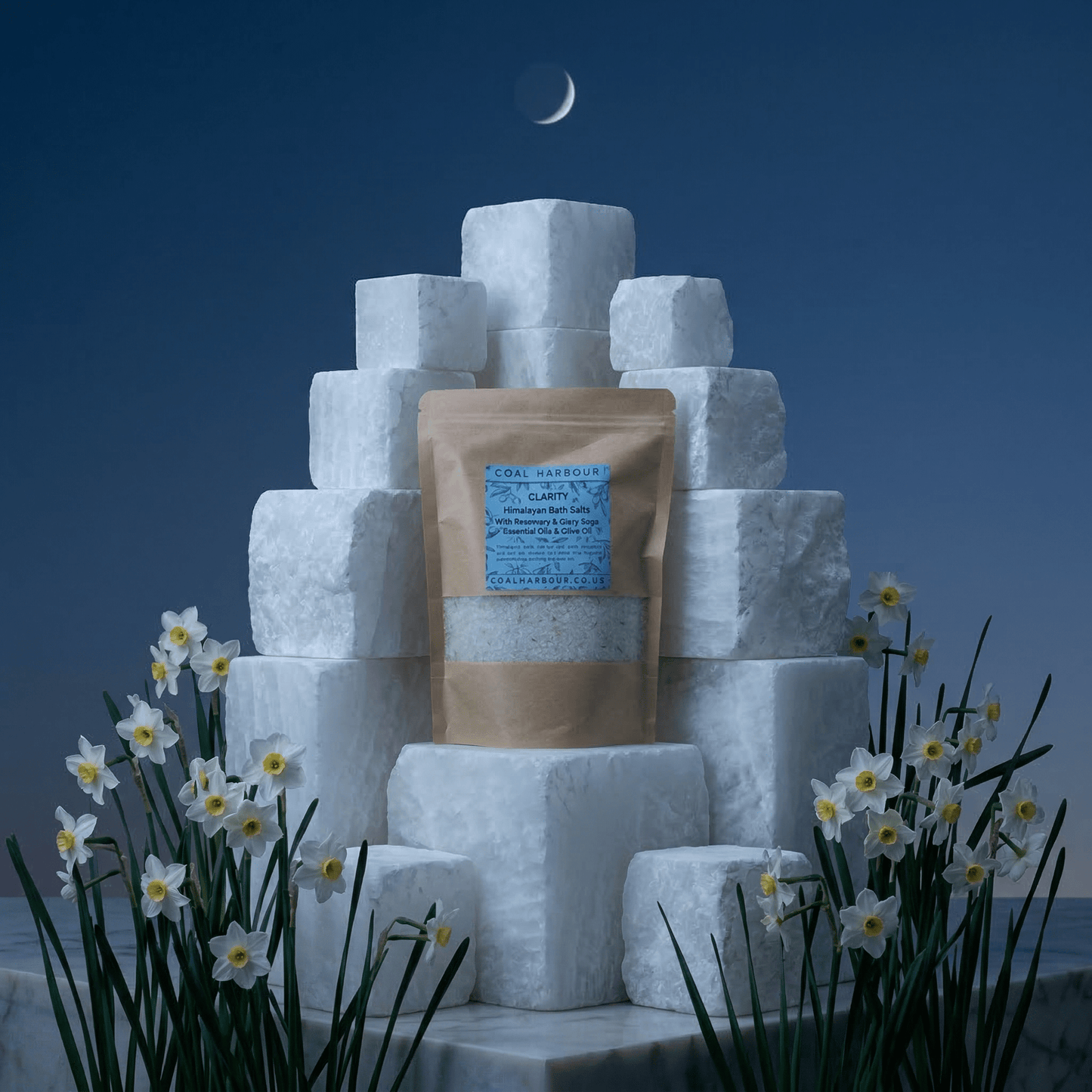 Clarity: Himalayan Bath Salt Blend - Coal Harbour