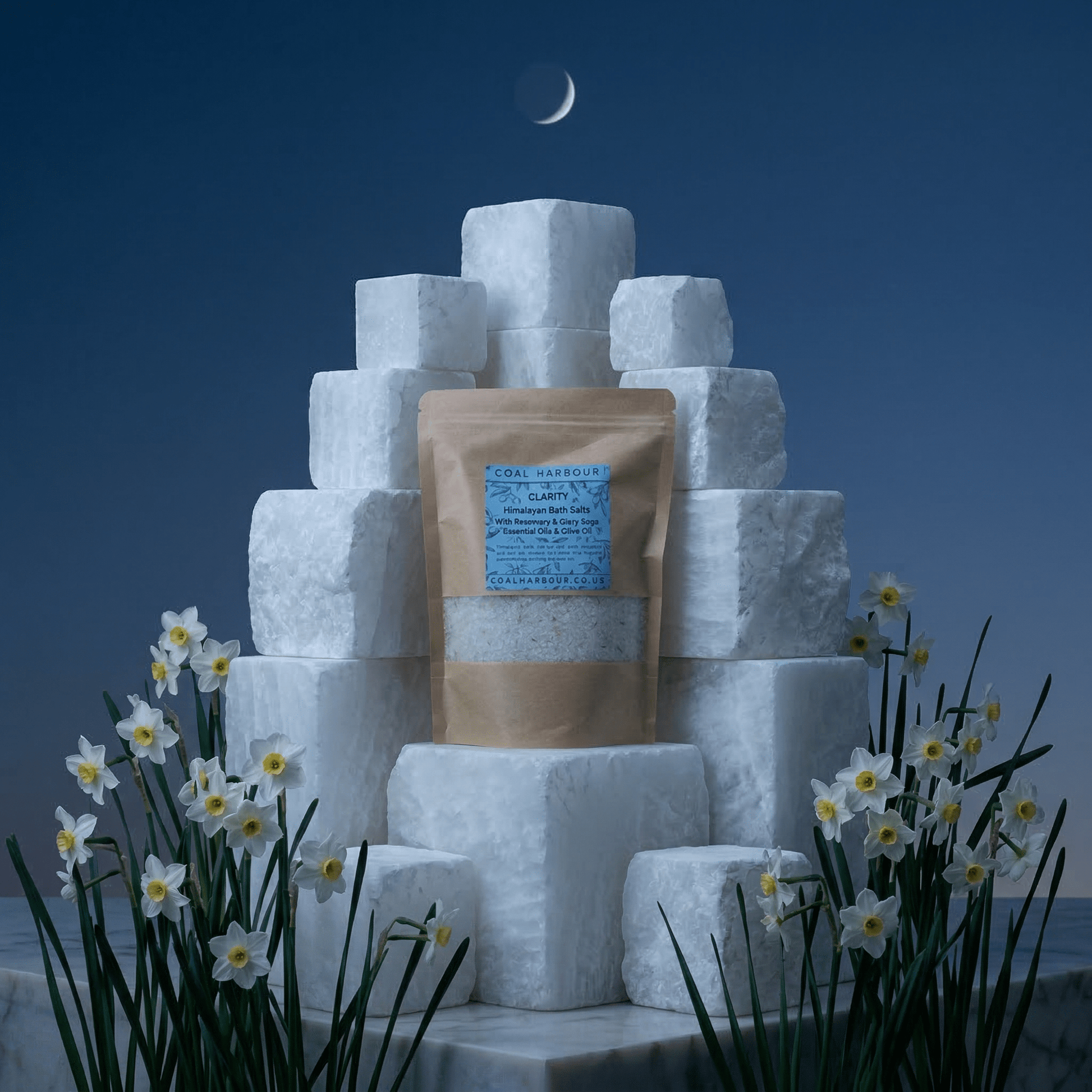 Clarity: Himalayan Bath Salt Blend - Coal Harbour