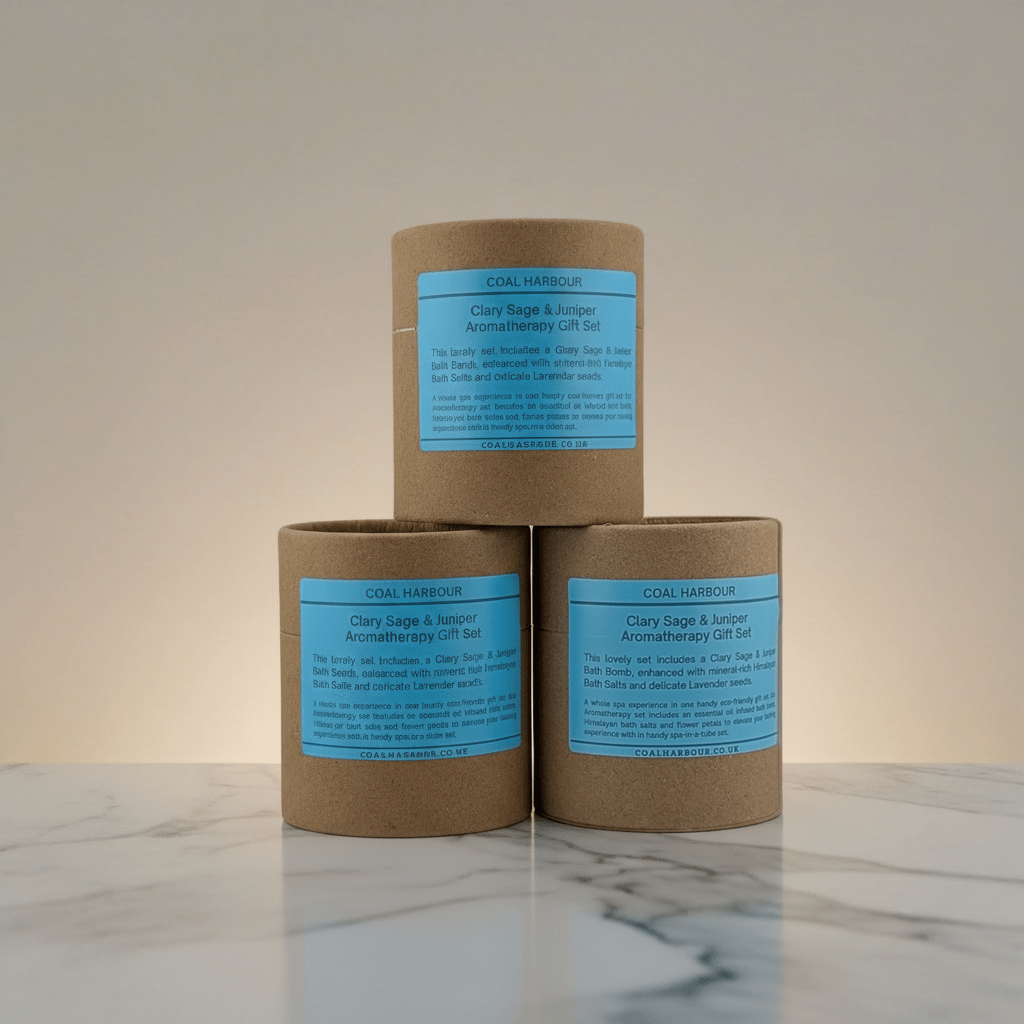 Clary Sage & Juniper Bath Bomb Gift Set - Coal Harbour