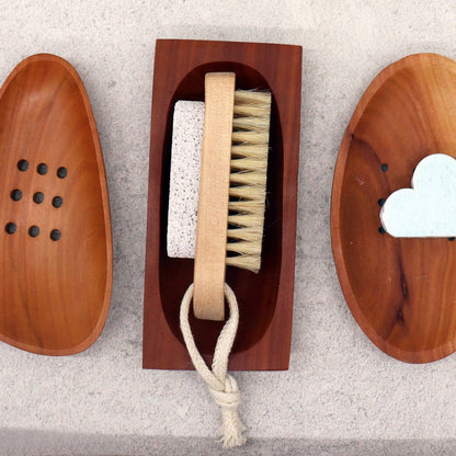 Classic Mahogany Soap Dish - Rectangle - Coal Harbour