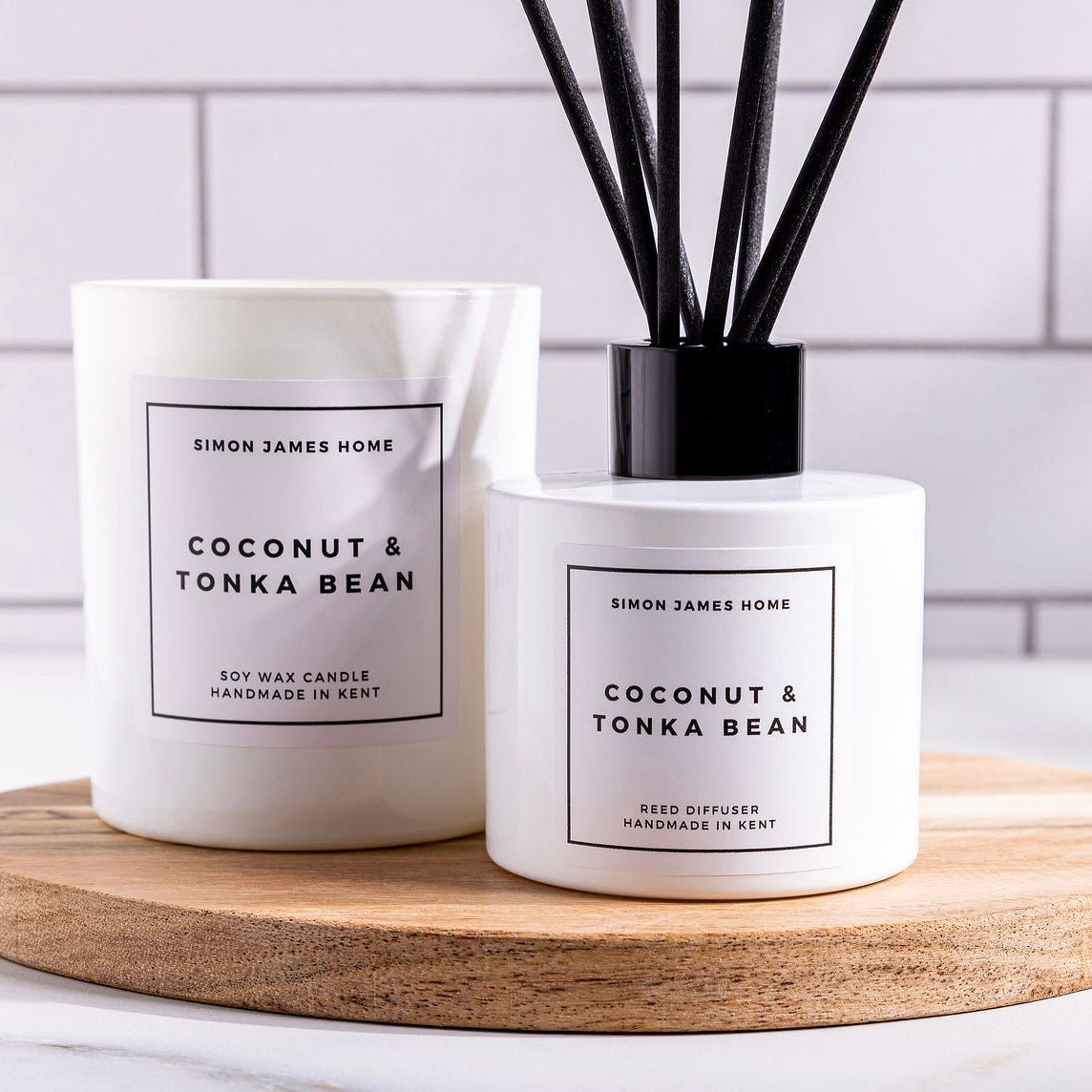 Coconut & Tonka Bean Reed Diffuser - Coal Harbour