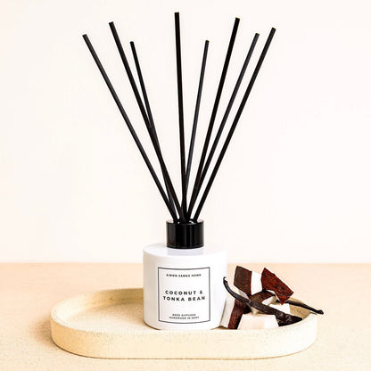 Coconut & Tonka Bean Reed Diffuser - Coal Harbour