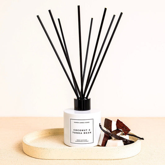 Coconut & Tonka Bean Reed Diffuser - Coal Harbour