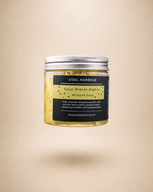 Cosy Winter Nights Whipped Soap 120g - Coal Harbour