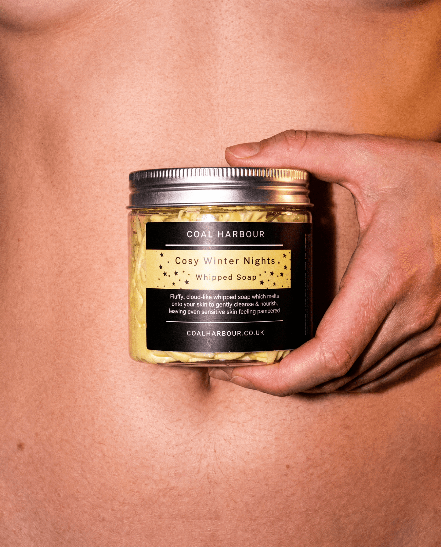 Cosy Winter Nights Whipped Soap 120g - Coal Harbour