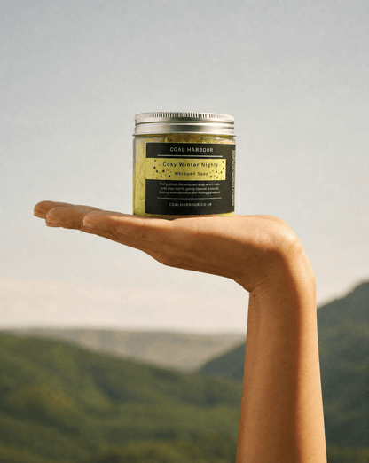 Cosy Winter Nights Whipped Soap 120g - Coal Harbour