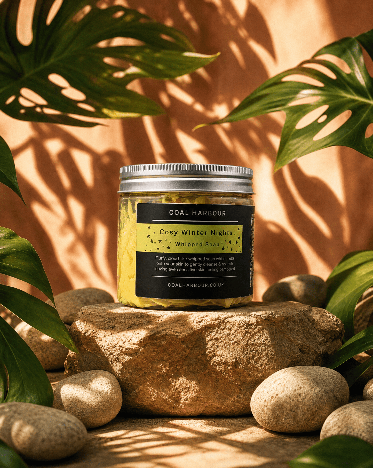 Cosy Winter Nights Whipped Soap 120g - Coal Harbour